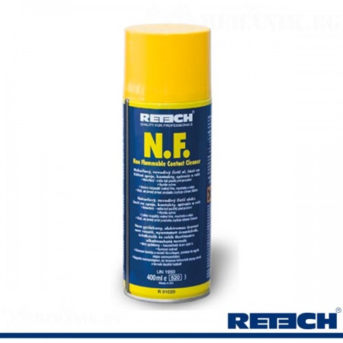 N.F. Contact Cleaner-спрей за почистване на електронни компоненти незапалим 400ml RETECH