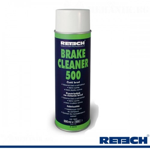 Brake Cleaner-спрей за обезмасляване 500ml RETECH