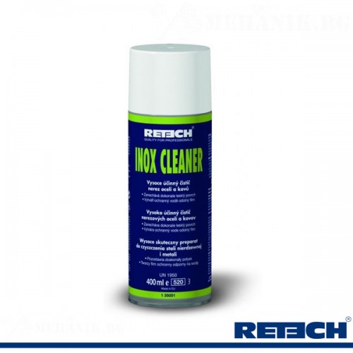 Inox Cleaner-високоефективен почистващ препарат 400ml RETECH