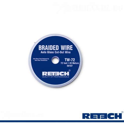 Braided Wire-трижилна тел за рязане на залепено автостъкло 23m RETECH