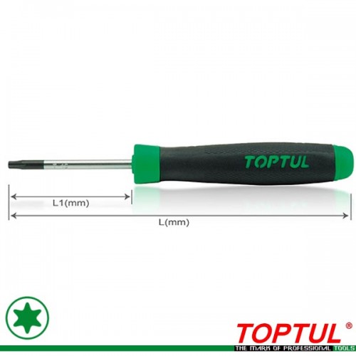 Отвертка Torx мини T10, TOPTUL, FFIB1005