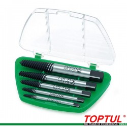  Екстрактор за късани болтове к-т 1/8 - 9/16 TOPTUL
