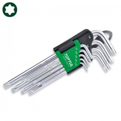 Комплект Г-образен Torx удължени T10-T50 