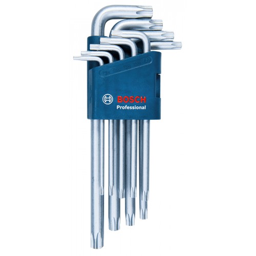 BOSCH Шестостенен ключ Torx 9 части BOSCH Шестостенен ключ Torx 9 части