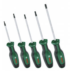 Bosch Комплект отвертки Torx 5 части Bosch Комплект отвертки Torx 5 части