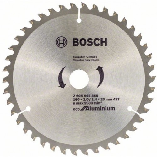 BOSCH Циркулярен Диск ECO for ALU 160x2.0/1.4x20 42T