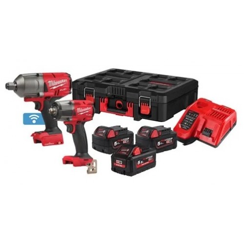 MILWAUKEE M18FPP2AS-535P АКУМУЛАТОРЕН КОМПЛЕКТ ГАЙКОВЕРТИ 1/2 + 3/4 С 3 БАТЕРИИ В КУФАР - 4933479532 - MILWAUKEE M18ONEFHIWF34-502X АКУМУЛАТОРЕН ГАЙКОВЕРТ Drive control - потребителя може да използва четири различни скорости и въртящи моменти за макси MILWAUKEE M18FPP2AS-535P АКУМУЛАТОРЕН КОМПЛЕКТ ГАЙКОВЕРТИ 1/2 + 3/4 С 3 БАТЕРИИ В КУФАР - 4933479532 - Гайковерти - Акумулаторни