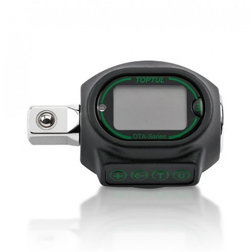 TOPTUL ДИГИТАЛЕН ДИНАМОМЕТРИЧЕН АДАПТЕР 1/2 40-200Nm - DTA-200N - Torque Accuracy: CW ±2% / CCW ±2%
(DTA-030N: CW ±3% & CCW ±3%)
Storage Memory: 10 Sets
Torque Unit Selection: Nm, Ft-Lb, In-Lb, Kg-m, Kg-cm
Display Re TOPTUL ДИГИТАЛЕН ДИНАМОМЕТРИЧЕН АДАПТЕР 1/2 40-200Nm - DTA-200N - TOPTUL