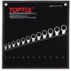TOPTUL - Звездогаечни ключове с тресчотка - професионални 8-19 mm