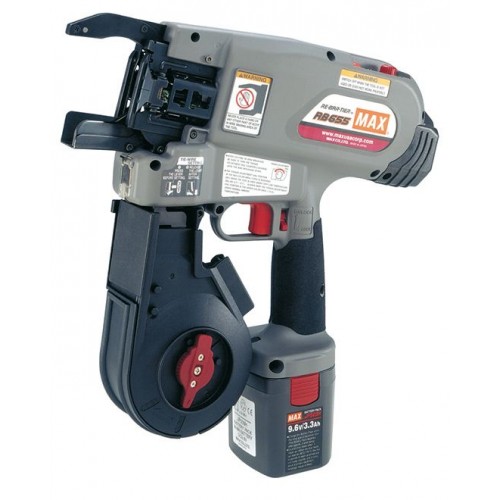 MAX Инструмент за връзване на арматура RB 655 - RB96502 - Връзва до 20x65mm арматура с 1.6mm тел. Висока скорост на връзване 5 пъти по-бързо от ръчното връзване. Безчетков увиващ мотор По-голяма ефективно MAX Инструмент за връзване на арматура RB 655 - RB96502 - Специализирани инструменти