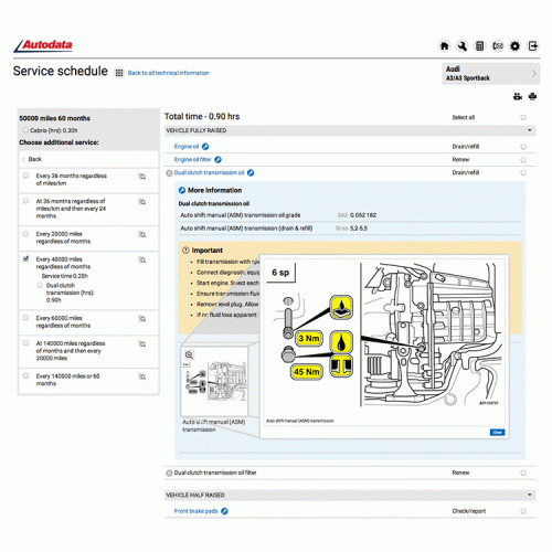 Autodata D&R - Пробен период за един месец Autodata D&R - Пробен период за един месец
