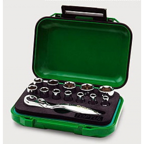 Гедоре мини 13 части 1/4" - TOPTUL - GABW1301 - TOPTUL