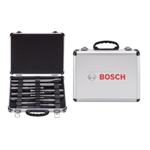 BOSCH 11 части Комплект SDS plus свредла, шило, секач - 2608578765 - За Зидария и Бетоншило 250 mmсекач 250 mmсвредло 5×50×110 mmсвредло 6×50×110 mmсвредло 6×100×160 mmсвредло 7×50×110 mmсвредло 7×100×160 mmсвредло 8×50 BOSCH 11 части Комплект SDS plus свредла, шило, секач - 2608578765 - Свредла за перфоратори и къртачи