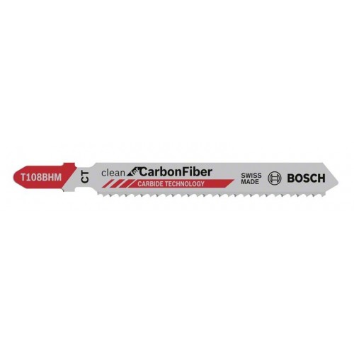 BOSCH Ножче за прободен трион T 108 BHM Clean for Carbon Fiber - 2608667449 - Карбидна серия консумативи за циркуляри BOSCH