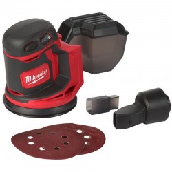 MILWAUKEE M18BOS125-0 АКУМУЛАТОРЕН ЕКСЦЕНТЪРШЛАЙФ 125ММ SOLO MILWAUKEE M18BOS125-0 АКУМУЛАТОРЕН ЕКСЦЕНТЪРШЛАЙФ 125ММ SOLO