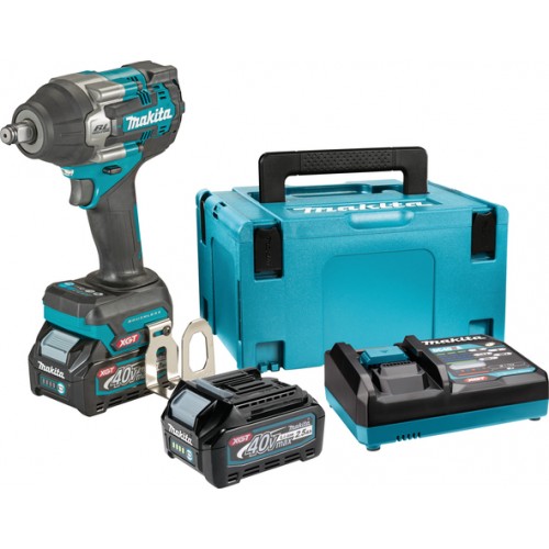 MAKITA TW007GD201 Акумулаторен ударен гайковерт 2x2.5 Ah и зарядно в куфар MAKITA TW007GD201 Акумулаторен ударен гайковерт 2x2.5 Ah и зарядно в куфар