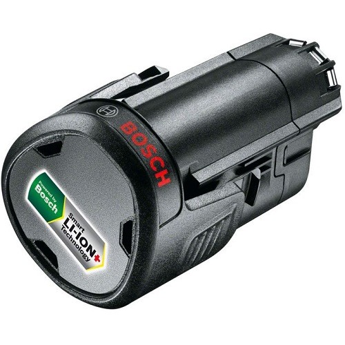 Bosch Системни консумативи 12 V литиево-йонни Акумулаторна батерия PBA 12V 2,5Ah O-B - 1600A00H3D - С 10,8 V акумулаторна батерия с 2,5 Ah домашните майстори получават подходящите консумативи за всички инструменти от системата 10,8 V Power for ALL. Е Bosch Системни консумативи 12 V литиево-йонни Акумулаторна батерия PBA 12V 2,5Ah O-B - 1600A00H3D - BOSCH GREEN