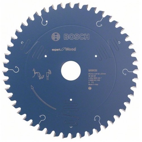 BOSCH Циркулярен диск Expert for Wood 210x30x2.4-48T - 2608642496 - Консумативи за циркуляри