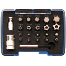 BGS - Комплект накрайници Torx plus 23 бр.