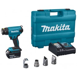Makita Акумулаторен пистолет за горещ въздух DHG180RT Makita Акумулаторен пистолет за горещ въздух DHG180RT