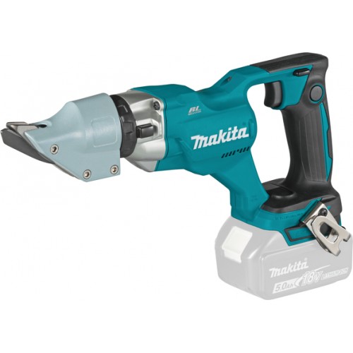 Makita DJS200Z Акумулаторна ножица за метал SOLO - DJS200Z - Без батерии и зарядно устройство! Въртящата се на 360 градуса глава осигурява по-лесна и ефективна работа с инструмента. Застопоряващ бутон за непрек Makita DJS200Z Акумулаторна ножица за метал SOLO - DJS200Z - Ножици за ламарина - Акумулаторни