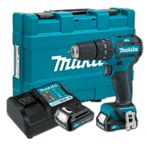 MAKITA АКУМУЛАТОРЕН УДАРЕН ВИНТОВЕРТ HP332DWYE 12V 2x1.5Ah + СТЪРГАЛО ЗА ЛЕД - HP332DWYE -