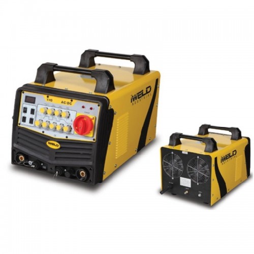 Инвертор IWELD TIG 315 AC/DC - 800TIG315ACDCD - Технически характеристики: Режим на продължителност на работа (40o C): 235A @ 60%; 175A @ 100%; Захранващо напрежение (V): 400+-10%; 50/60Hz Захр Инвертор IWELD TIG 315 AC/DC - 800TIG315ACDCD - Заваръчни апарати TIG(ВИГ) АС/DC заваряване