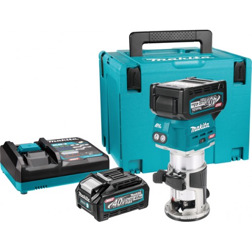 MAKITA RT001GM210 АКУМУЛАТОРНА ФРЕЗА ЧЕЛНА 40V XGT 2x4.0 Ah