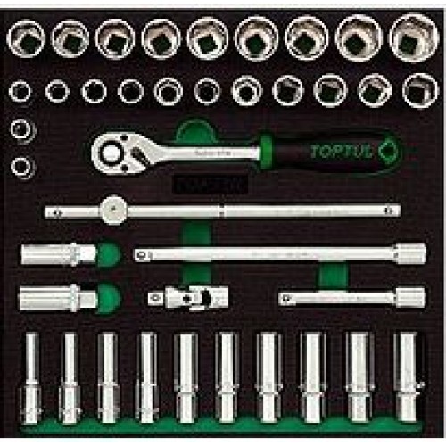 TOPTUL - Комплект инструменти 1/2", 39 бр. TOPTUL - Комплект инструменти 1/2", 39 бр.
