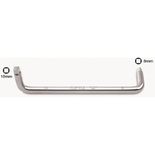 TOPTUL - Ключ за пробки - квадрати 8х10 mm, 180 mm TOPTUL - Ключ за пробки - квадрати 8х10 mm, 180 mm