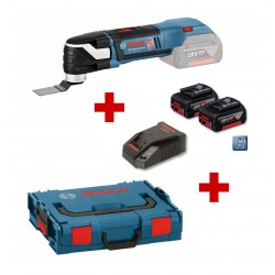 Акумулаторен многофункционален инструмент Bosch GOP 18 V-28 Professional, 2X5Ah, L-BOXX