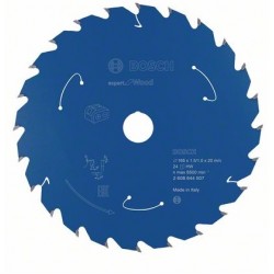 BOSCH Циркулярен Диск за акумулаторни циркуляри Expert for Wood 165x20x1.5/1x24T