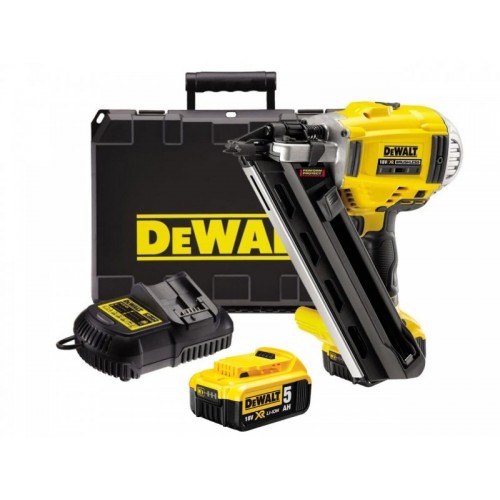 Акумулаторен такер за пирони DEWALT DCN692P2, 18V, 50-90мм , 2х5 Ah, зарядно - DCN692P2-QW - Такери