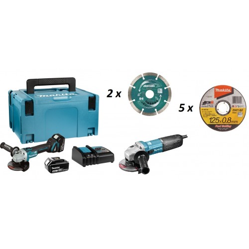 Makita DK0081TJX2 Комплект Акумулаторен Ъглошлайф DGA506RTJ + Ъглошлайф GA5040RKDJ Macpack - DK0081TJX2 - DK0081TJX2 Makita Акумулаторен Ъглошлайф DGA506RTJ Автоматичен контрол на оборотите в зависимост от натоварването
Kickback user protection; shuts Makita DK0081TJX2 Комплект Акумулаторен Ъглошлайф DGA506RTJ + Ъглошлайф GA5040RKDJ Macpack - DK0081TJX2 - Ъглошлайфи - Акумулаторни