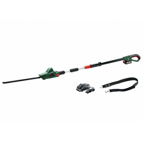 Акумулаторен телескопичен храсторез за жив плет Bosch UniversalHedgePole 18 - 18V/ 1x2.0Ah Li-Ion - 06008B3000 - BOSCH GREEN