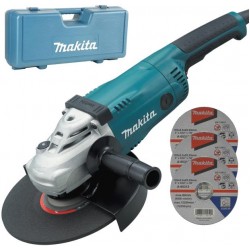 MAKITA Ъглошлайф GA9020KX1 В КУФАР С ДИСКОВЕ