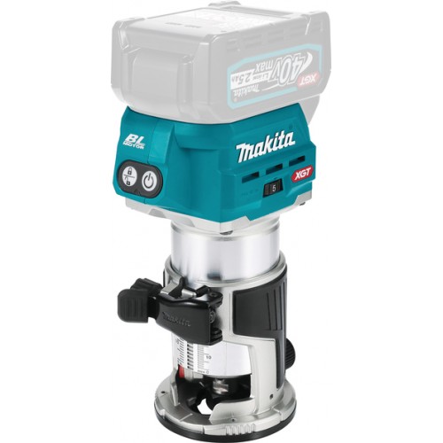 MAKITA RT001GZ18 АКУМУЛАТОРНА ФРЕЗА ЧЕЛНА 40V XGT SOLO