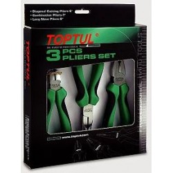 TOPTUL - Комплект клещи, 3 бр.