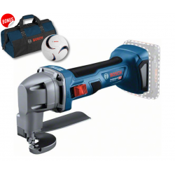 Bosch Акумулаторна ножица за ламарина GSC 18V-16 E SOLO + ПОДАРЪК ТОПКА И ЧАНТА BOSCH Bosch Акумулаторна ножица за ламарина GSC 18V-16 E SOLO + ПОДАРЪК ТОПКА И ЧАНТА BOSCH