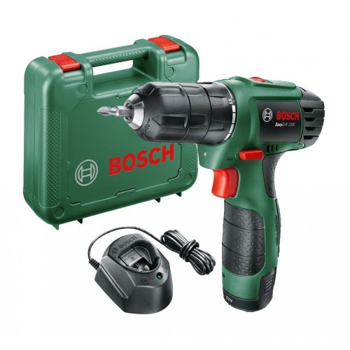 Бормашина-винтоверт Bosch EasyDrill 1200 Li 12V, 2 x 1.5Ah - 06039A210B - Винтоверти - Хоби