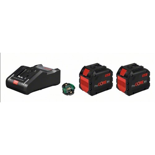 Bosch Стартов комплект 2 x ProCORE18V 12.0Ah + GAL 18V-160 C + Модул GCY 42