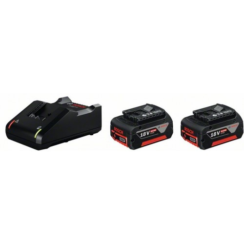 Bosch Стартов комплект 2 x GBA 18V 4.0Ah + GAL 18V-40