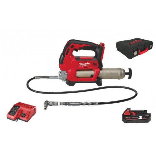 MILWAUKEE M18GG-201C АКУМУЛАТОРЕН ПИСТОЛЕТ ЗА ГРЕС - 4933440490 - Други акумулаторни инструменти