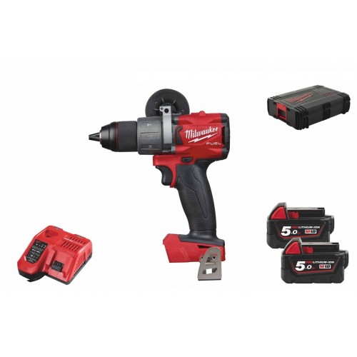 MILWAUKEE M18FPD2-502X АКУМУЛАТОРНА УДАРНА БОРМАШИНА - 4933464264 - Бормашини Акумулаторни