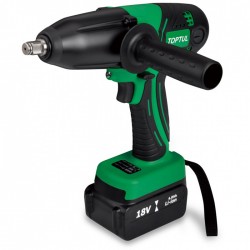 TOPTUL Акумулаторен ударен гайковерт 1/2" Dr. 850Nm/7523in-lbs 18V TOPTUL Акумулаторен ударен гайковерт 1/2" Dr. 850Nm/7523in-lbs 18V