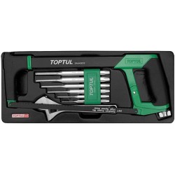 TOPTUL К-Т ЗА КОЛИЧКА НОЖОВКА+ИЗБИВАЧИ TOPTUL К-Т ЗА КОЛИЧКА НОЖОВКА+ИЗБИВАЧИ