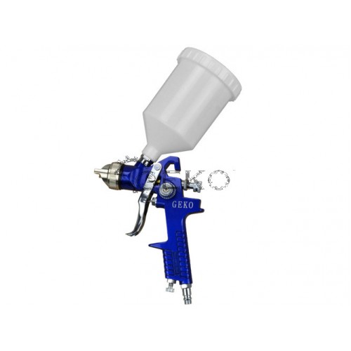 GEKO ПИСТОЛЕТ ЗА БОЯДИСВАНЕ ДЮЗА 1,4MM HVLP 600ML - G01108 - Технически характеристики: Диаметър на дюзата 1,4 mm (месингова игла) Регулиране на струята Регулиране на въздушното налягане Алуминиев съд 600m GEKO ПИСТОЛЕТ ЗА БОЯДИСВАНЕ ДЮЗА 1,4MM HVLP 600ML - G01108 - Инструменти за декорация - Хоби