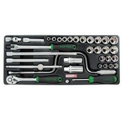 TOPTUL - Комплект инструменти 3/8" 34 бр. TOPTUL - Комплект инструменти 3/8" 34 бр.