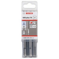 Bosch Свредлa SDS plus 7X 10 бр 4x50x115mm Bosch Свредлa SDS plus 7X 10 бр 4x50x115mm