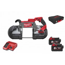 MILWAUKEE M18CBS125-502C АКУМУЛАТОРНА ЛЕНТООТРЕЗНА МАШИНА ЗА МЕТАЛ MILWAUKEE M18CBS125-502C АКУМУЛАТОРНА ЛЕНТООТРЕЗНА МАШИНА ЗА МЕТАЛ